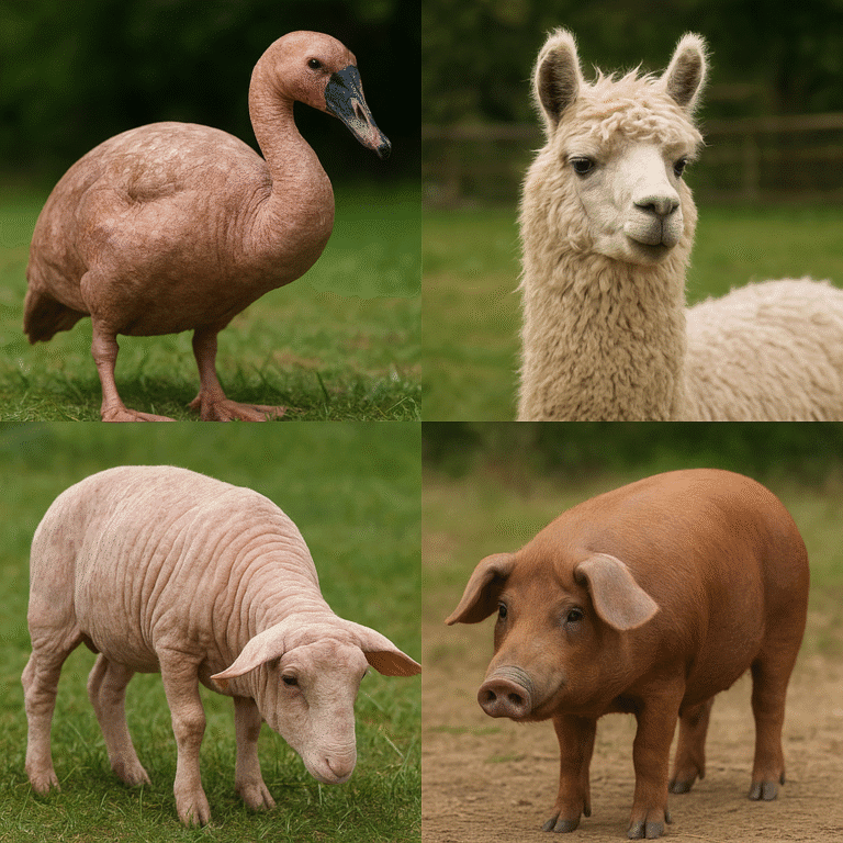 Najdziwniejsze zwierzęta hodowane przez ludzi