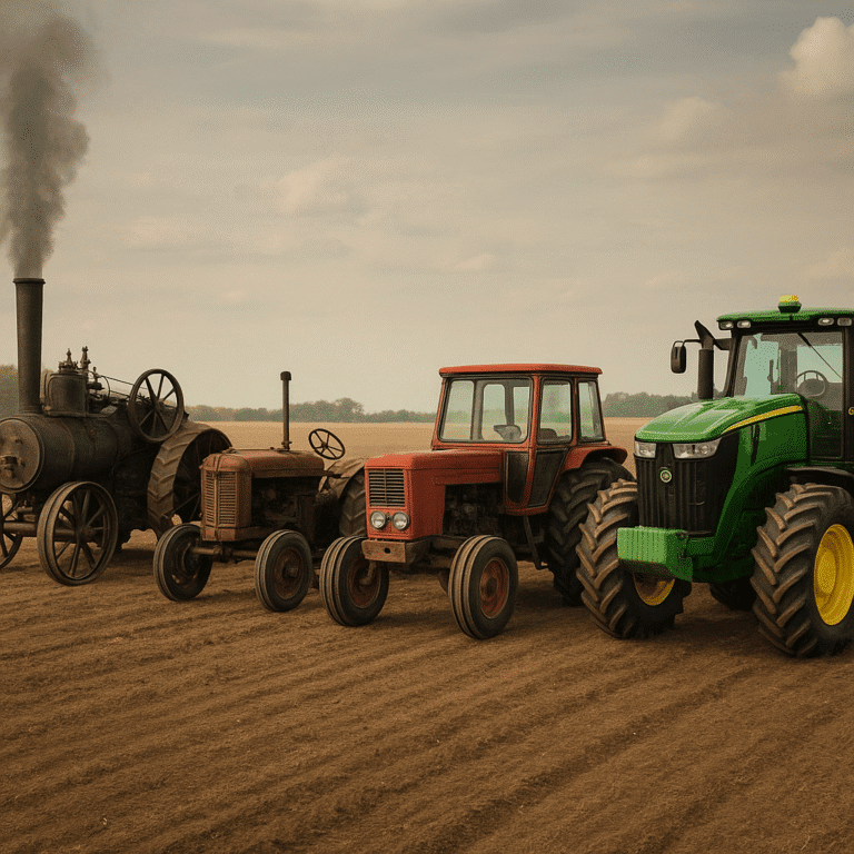 Historia traktora – od pary do GPS