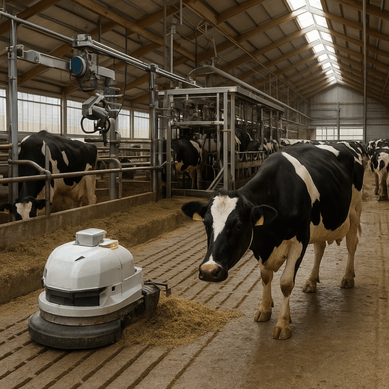 Jak działa zautomatyzowana obora