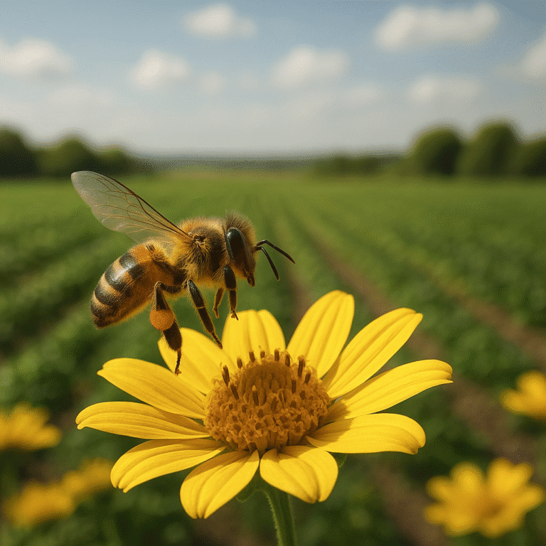 Jak pszczoły wspierają produkcję żywności na świecie