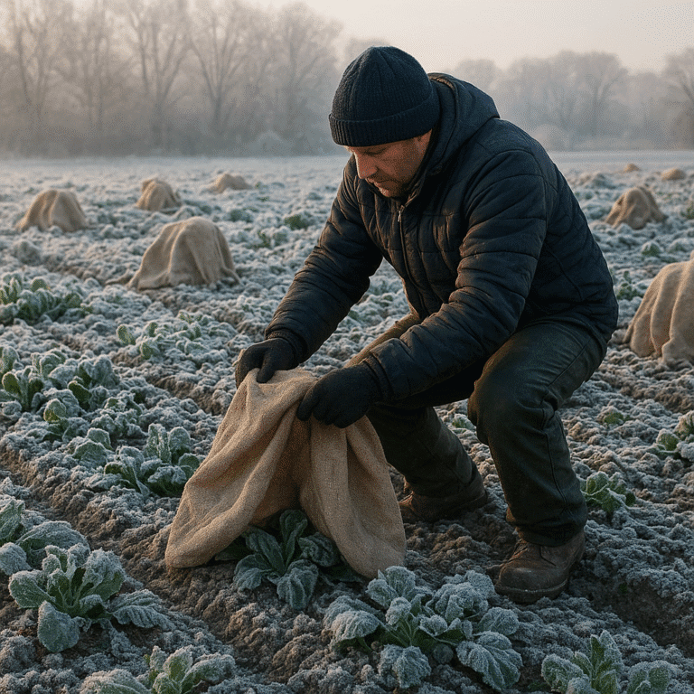 Jak rolnicy radzą sobie z mrozem