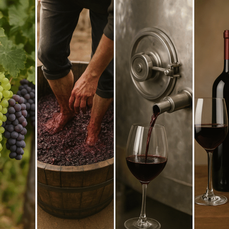 Jak powstaje wino od winorośli do butelki