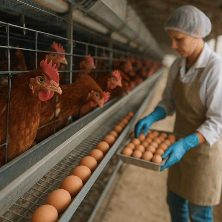 Jak wygląda produkcja jaj