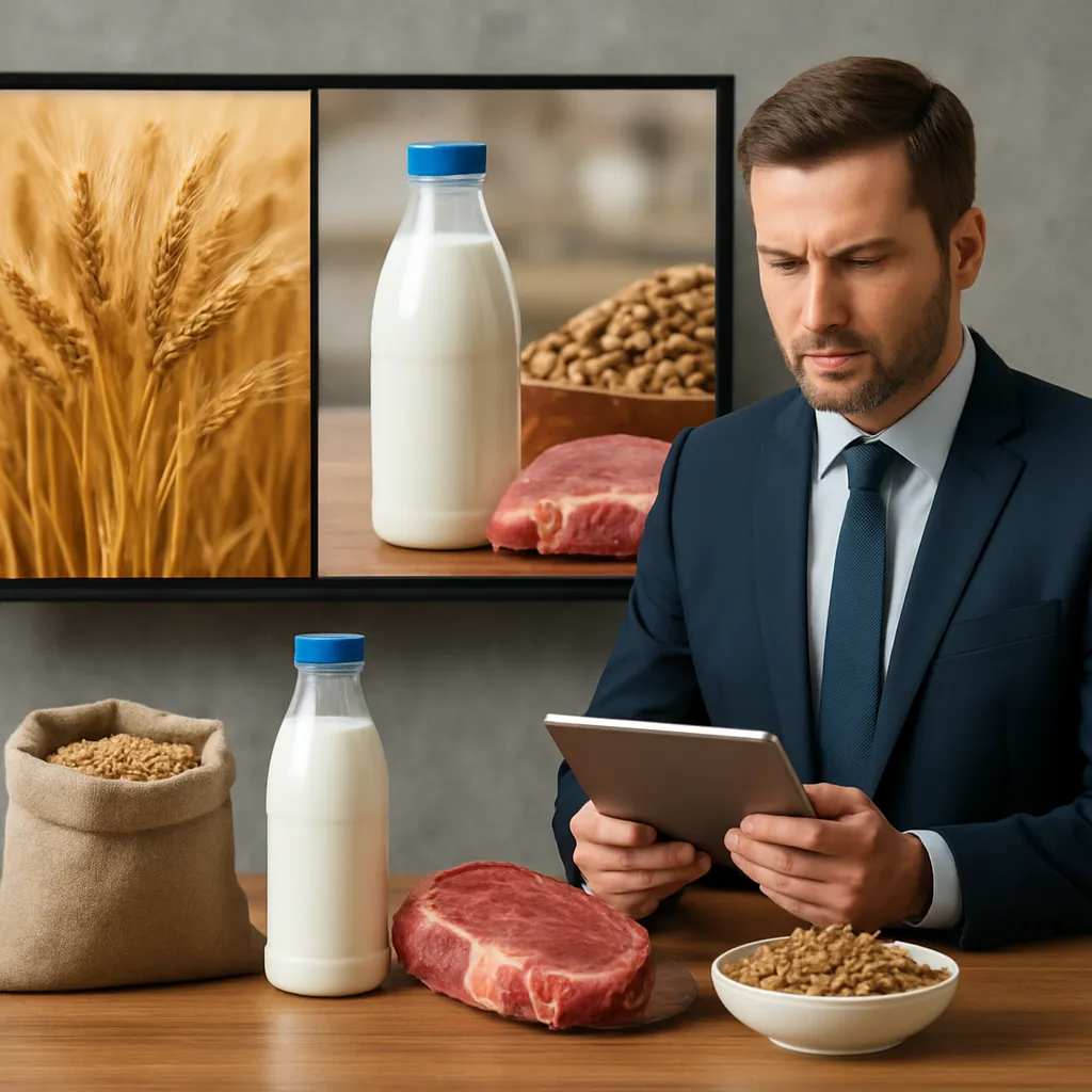 Telewizyjny przegląd cen rynkowych – zboża, mleko, mięso i pasze w praktyce