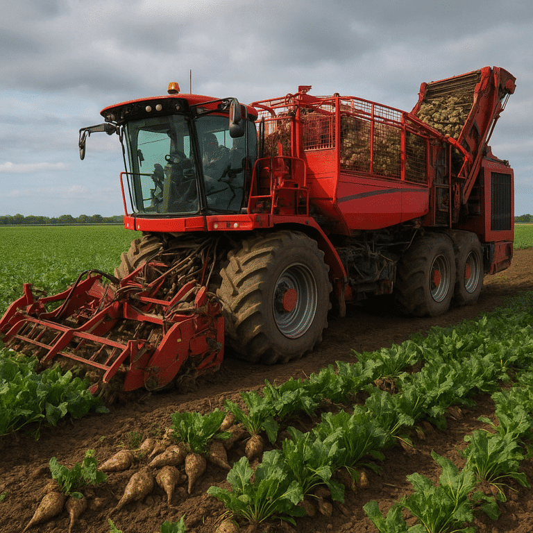 Jak działa kombajn buraczany