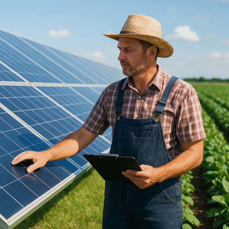 Jak rolnicy wykorzystują energię słoneczną