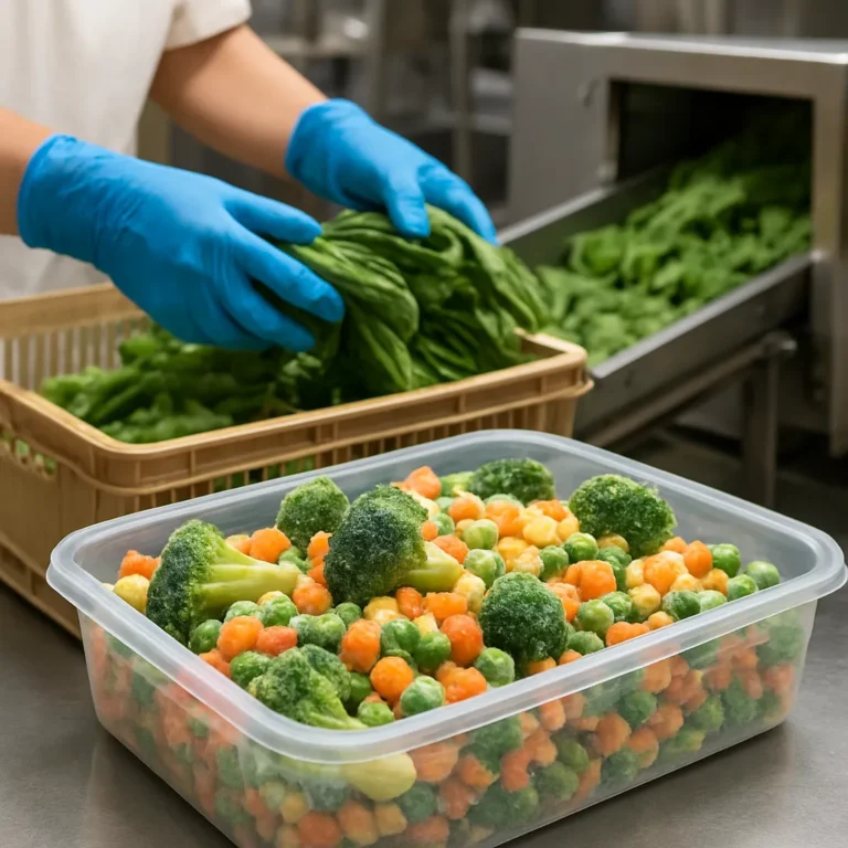 Jak powstają warzywa mrożone